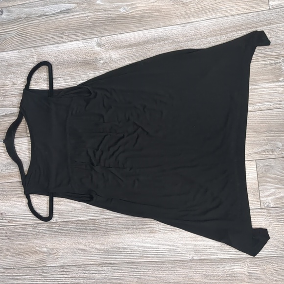 NWT Splendid Black  Draped Top XS - Picture 5 of 5
